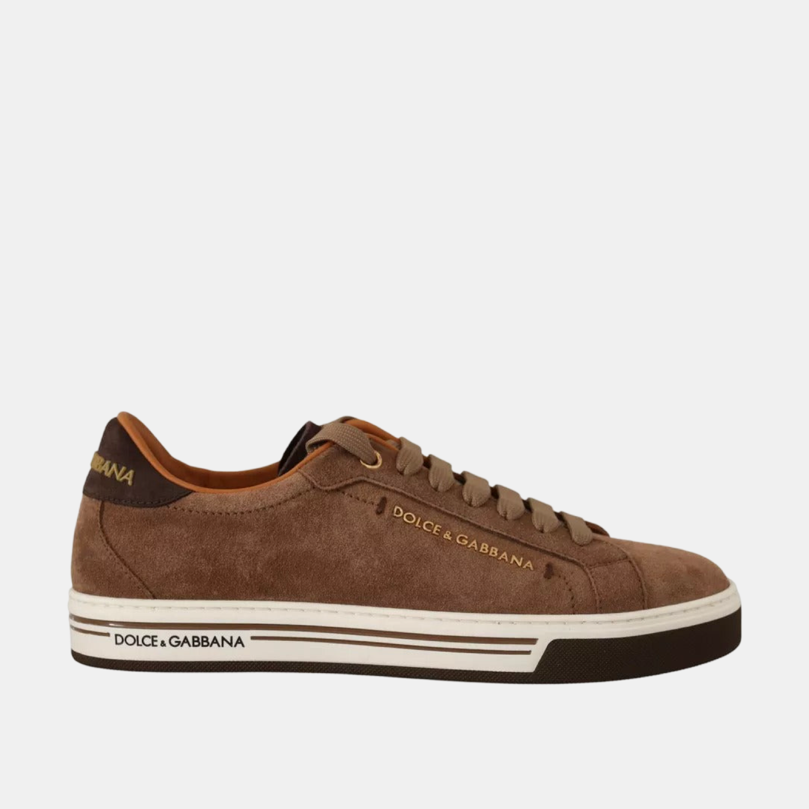 Мъжки велурени обувки Dolce & Gabbana Roma Men Sneakers