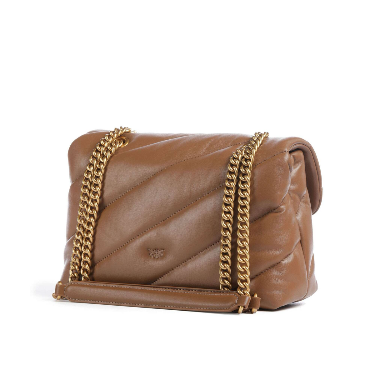 Дамска кафява чанта Pinko Love Puff Classic CL Sheep Nappa 100038 A0F2 M37Q Back View
