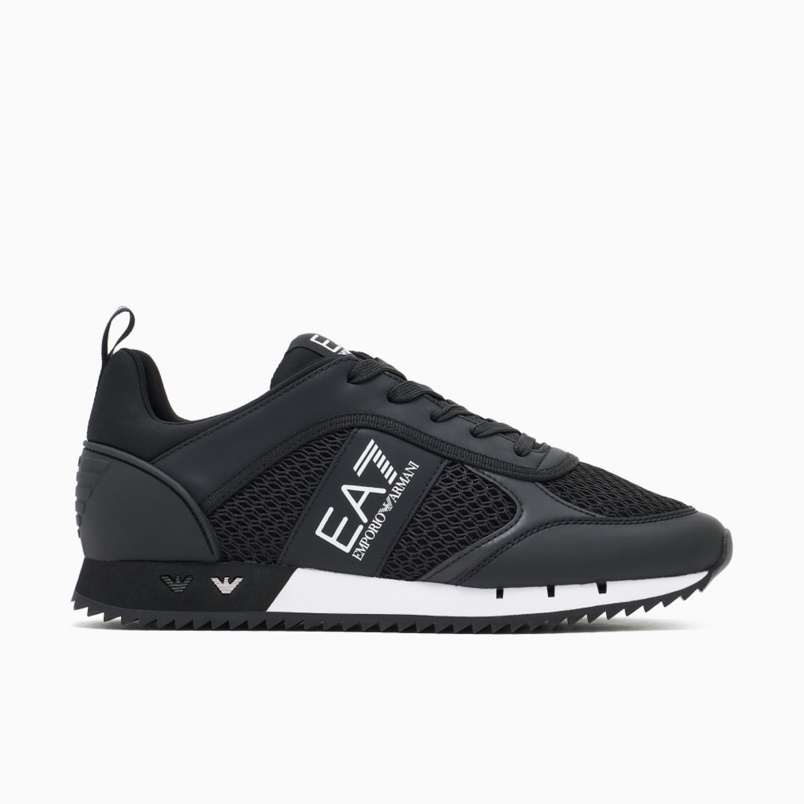 Мъжки черни маратонки EA7 Emporio Armani Men Sneakers 7X000334 AF18610 MC001 Medial View