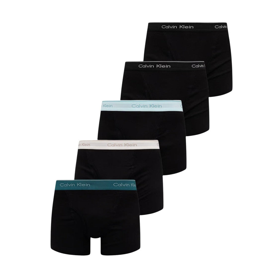 5 броя мъжки боксерки Calvin Klein Men 5-pack Boxers LV00NB1429 3SB Front View
