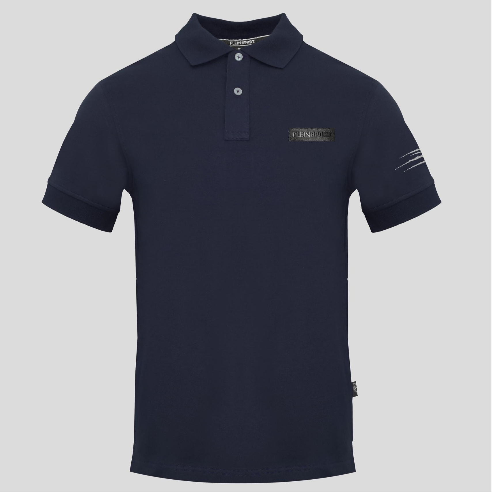 Мъжка поло тениска с яка Plein Sport PIPS50785_NAVY в тъмно синьо