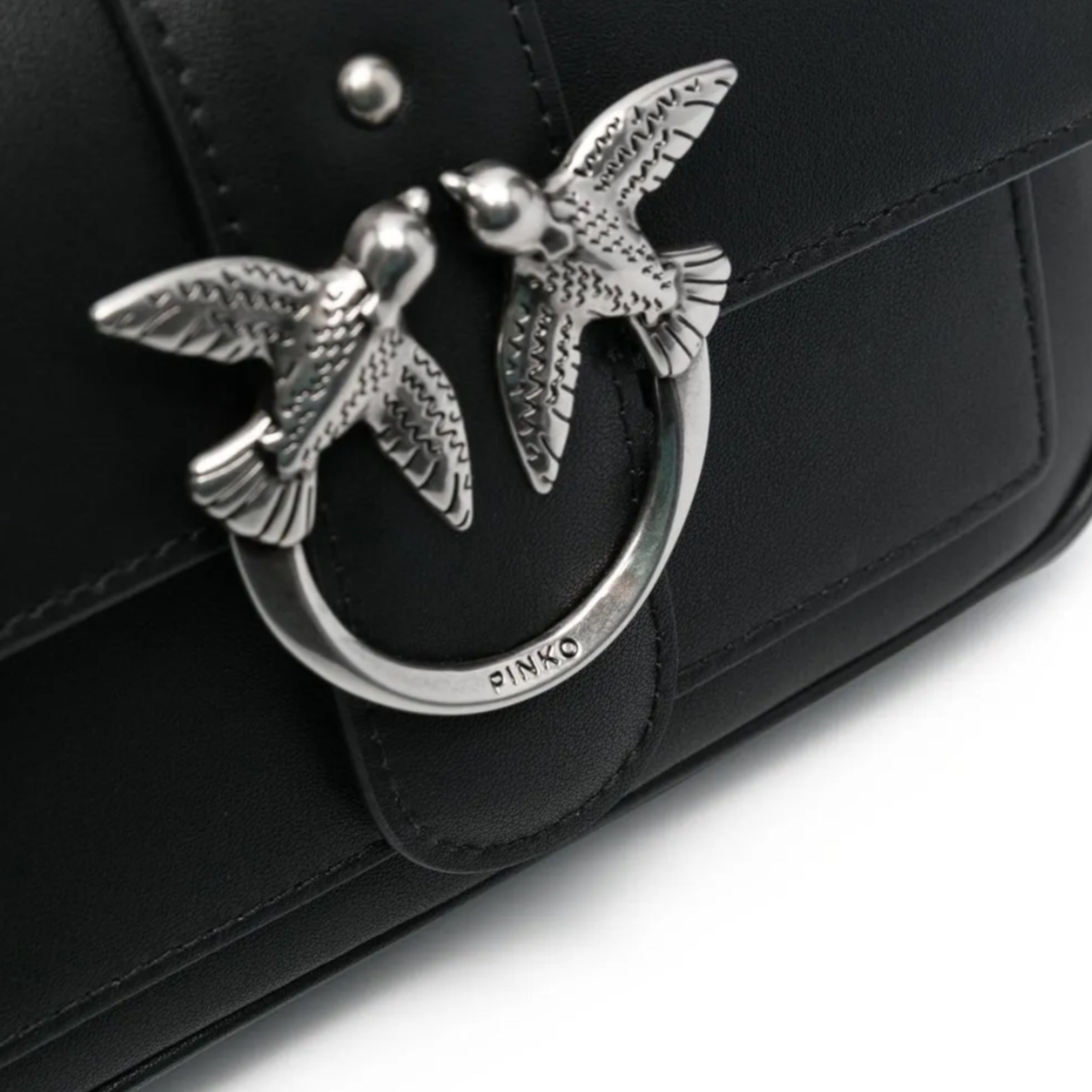 Дамска чанта Women’s shoulder bag PINKO Love One 100061A0F1Z99O Black detail view