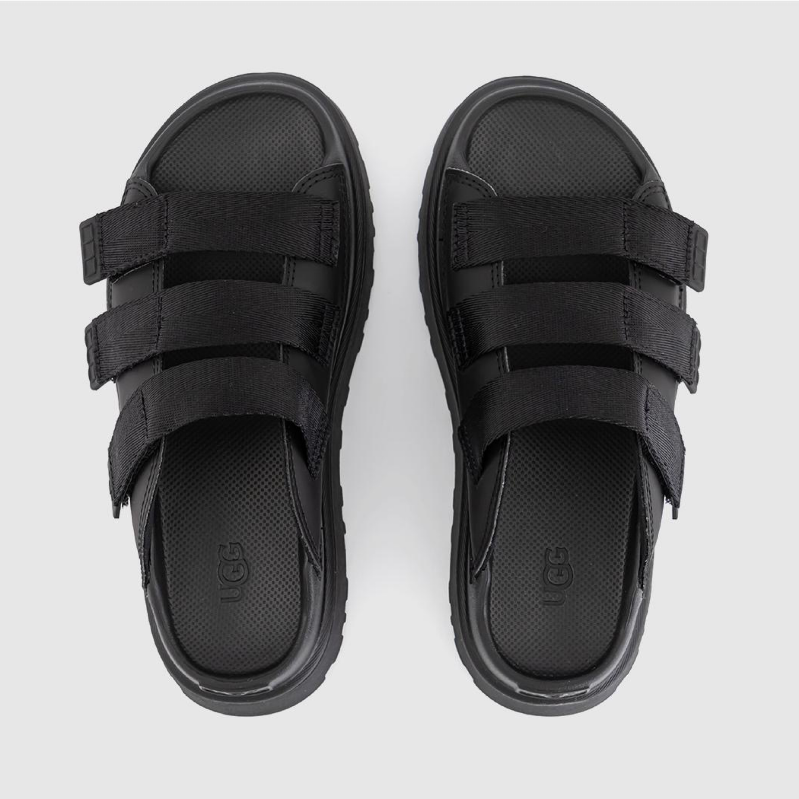 Дамски черни чехли UGG 1167430 Top View
