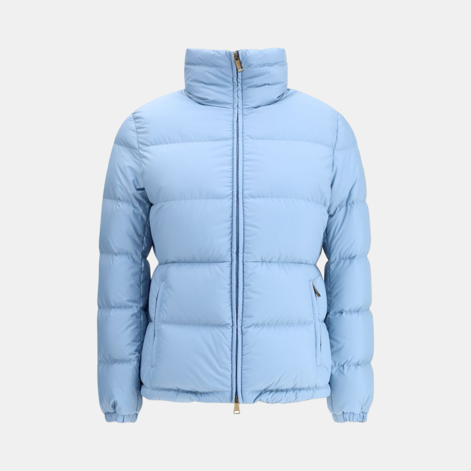 Дамско яке Women’s short down jacket Moncler Dourble K20931A00229597YW715 Light Blue front view 