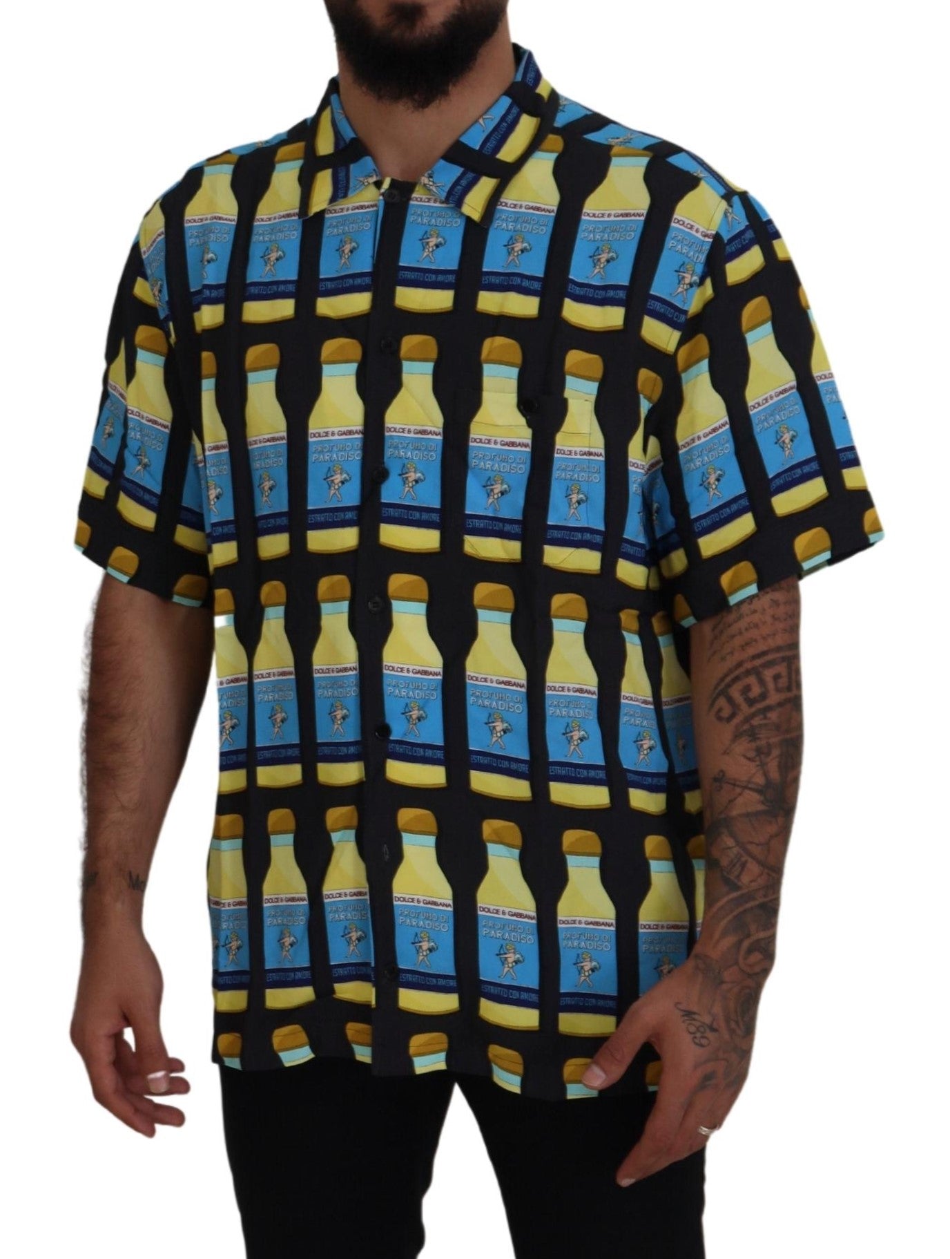 Елегантна ежедневна риза с множество щампи Dolce &amp; Gabbana