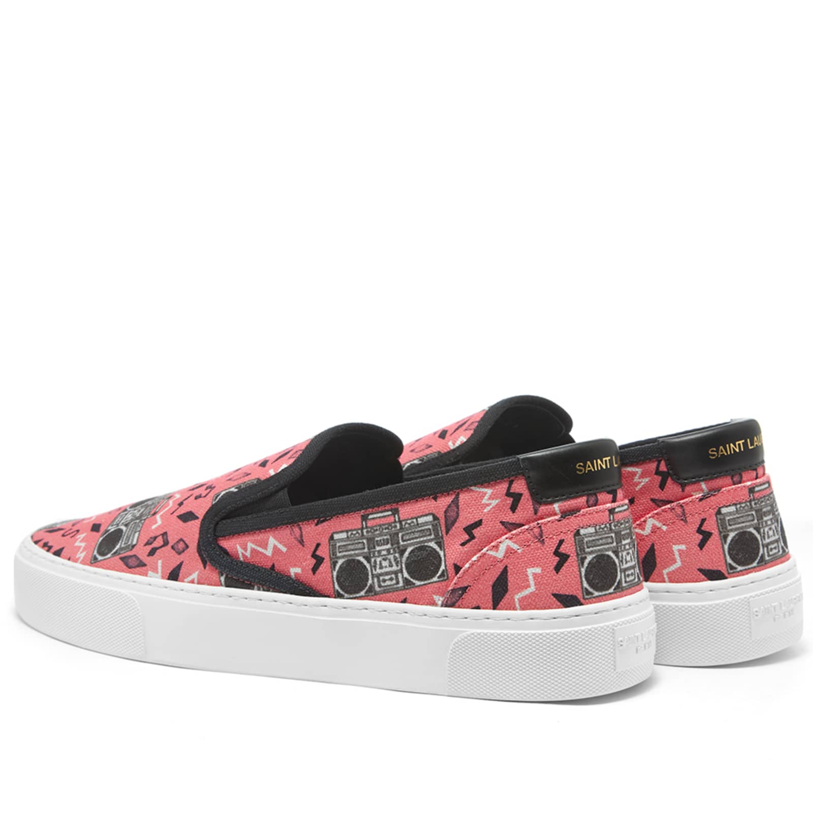 Saint Lauren Venice Pink Radio Print Foamers