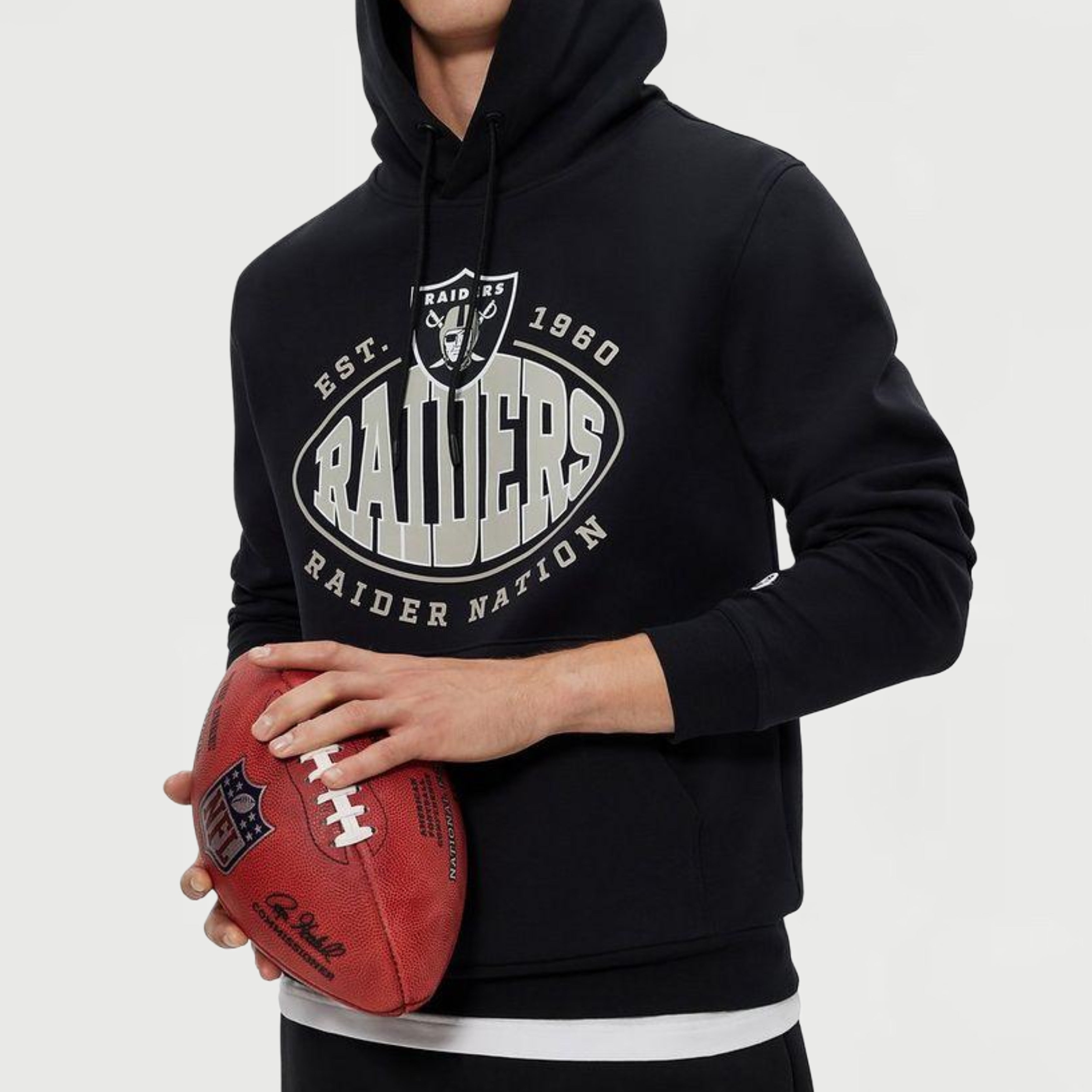 Мъжки суитчър Hugo Boss x NFL Raiders 50504598 в черно