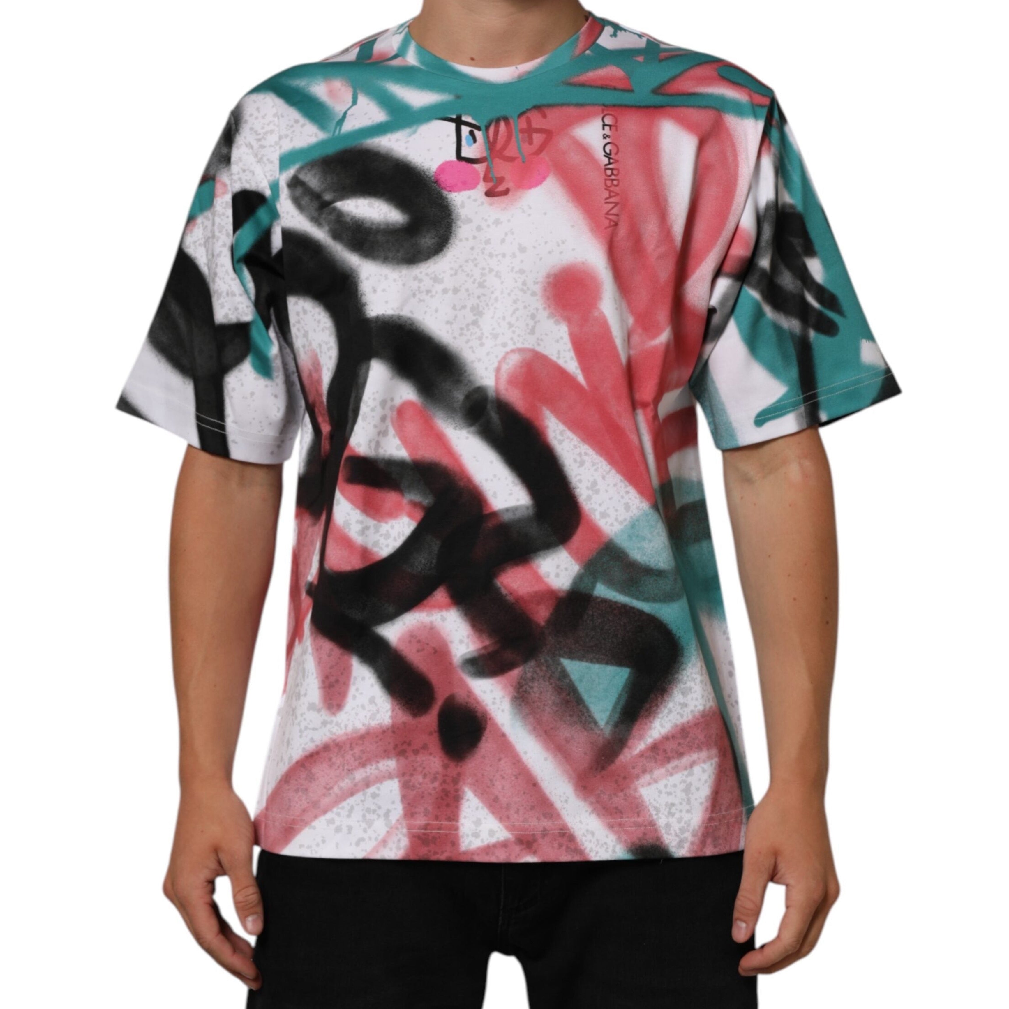 Мъжка тениска Men’s t-shirt DOLCE & GABBANA Graffiti front view