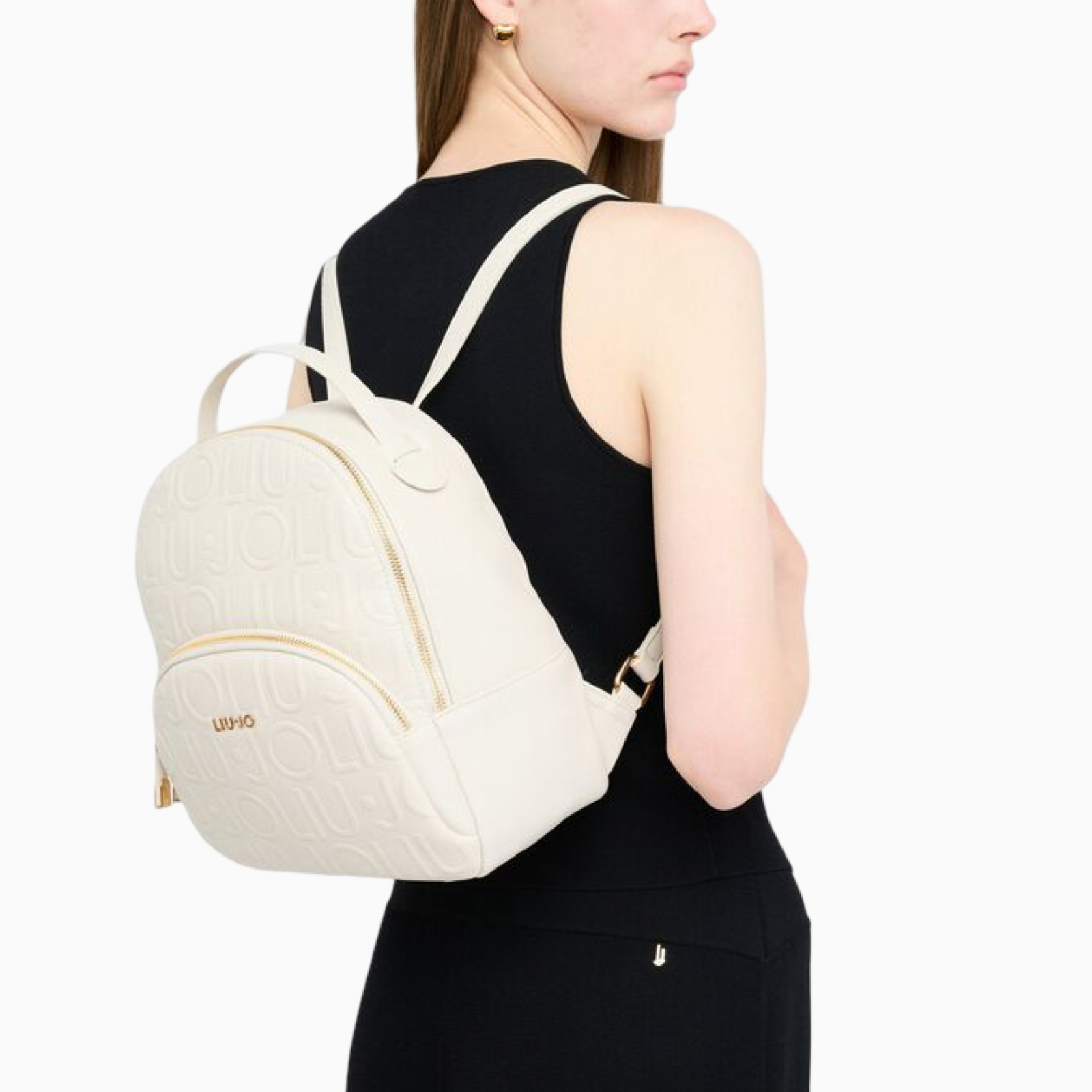 Дамска бяла раница Liu Jo Women Rucksack AF5157 E0538 Model View