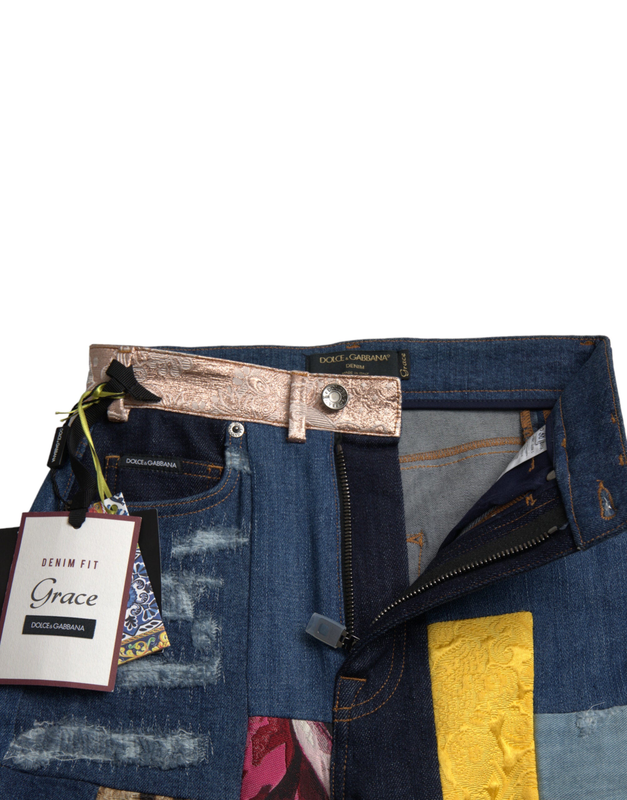 Тесни дънки Dolce &amp; Gabbana Vibrant Patchwork