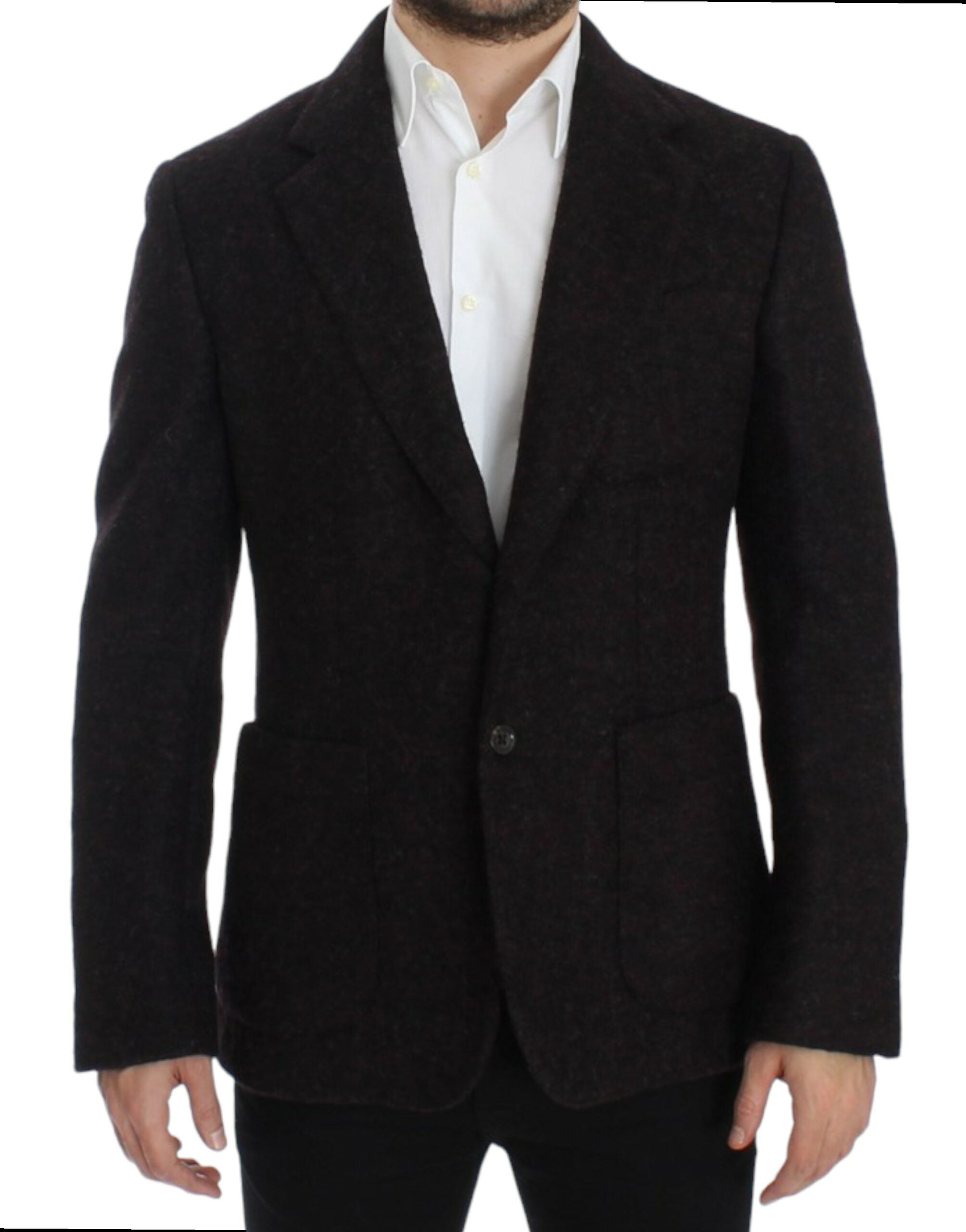 Сако Dolce &amp; Gabbana Bordeaux Alpaga с две копчета