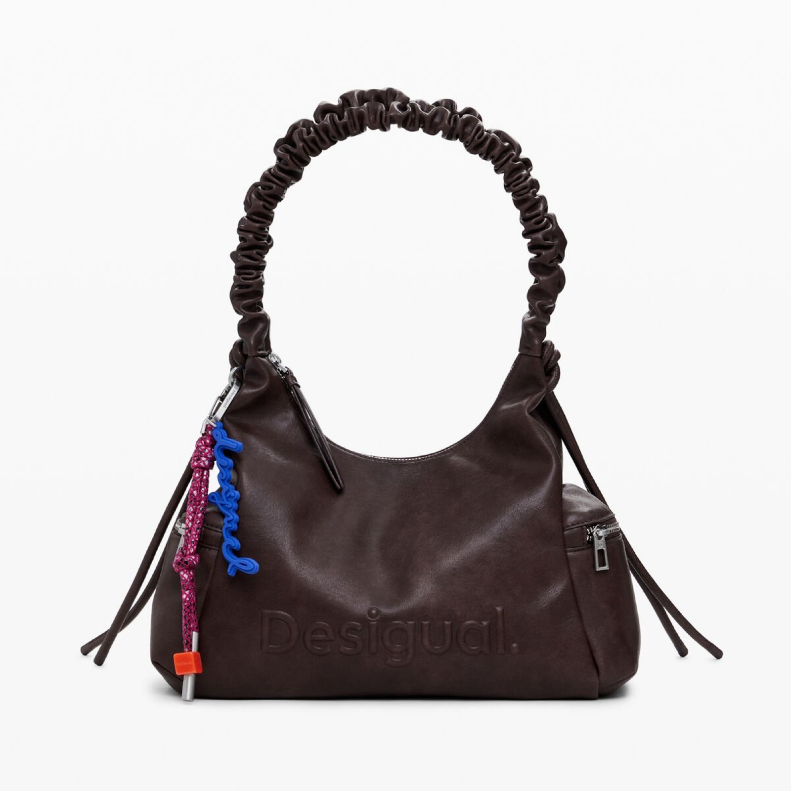 Дамска кафява чанта Desigual Handbag 25WAXPAY Front View