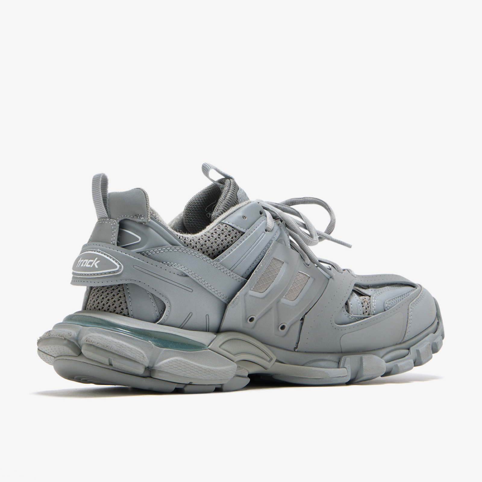 Balenciaga Track Signature Sneakers 542023WTRHW1070 Heel View