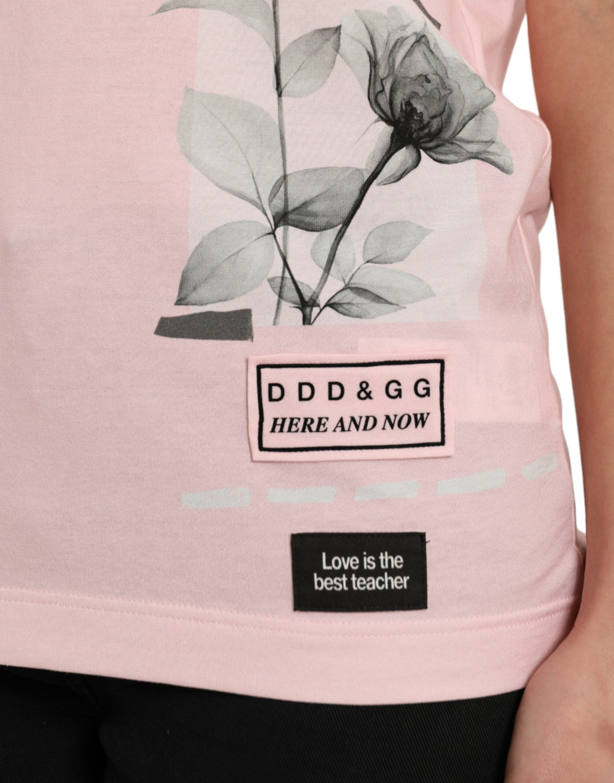 Дамска тениска с цветя Dolce &amp; Gabbana