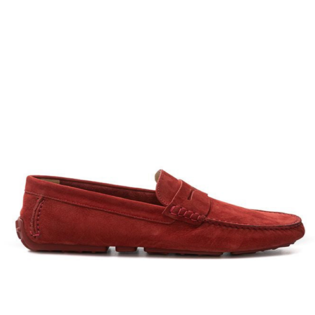 Мъжки мокасини Bally Elegant Bordeaux Leather Loafers for Men