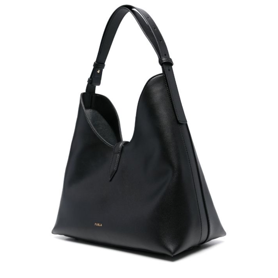 Дамска черна чанта Furla Goccia WB01499 BX3104