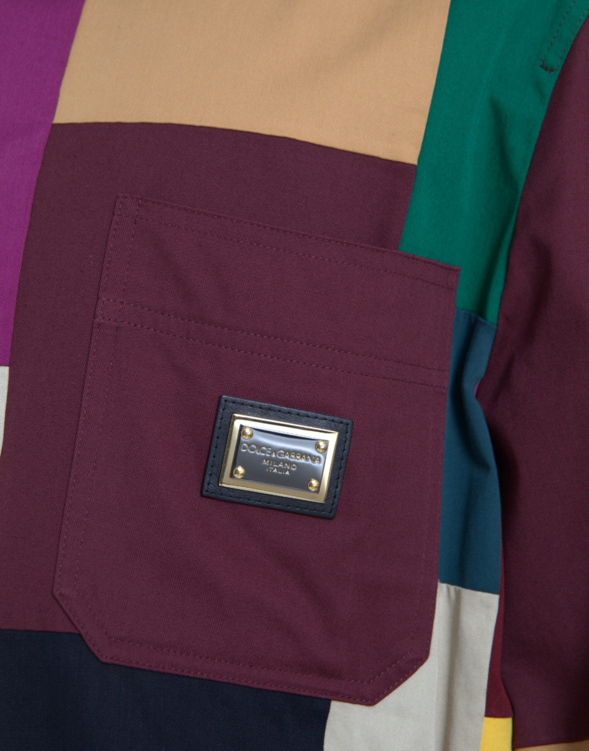 Dolce &amp; Gabbana многоцветно памучно яке с яка