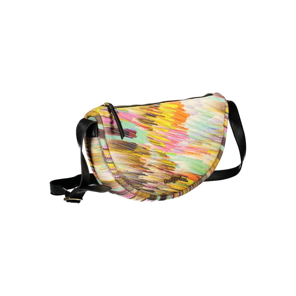 Desigual Yellow Polyester Handbag