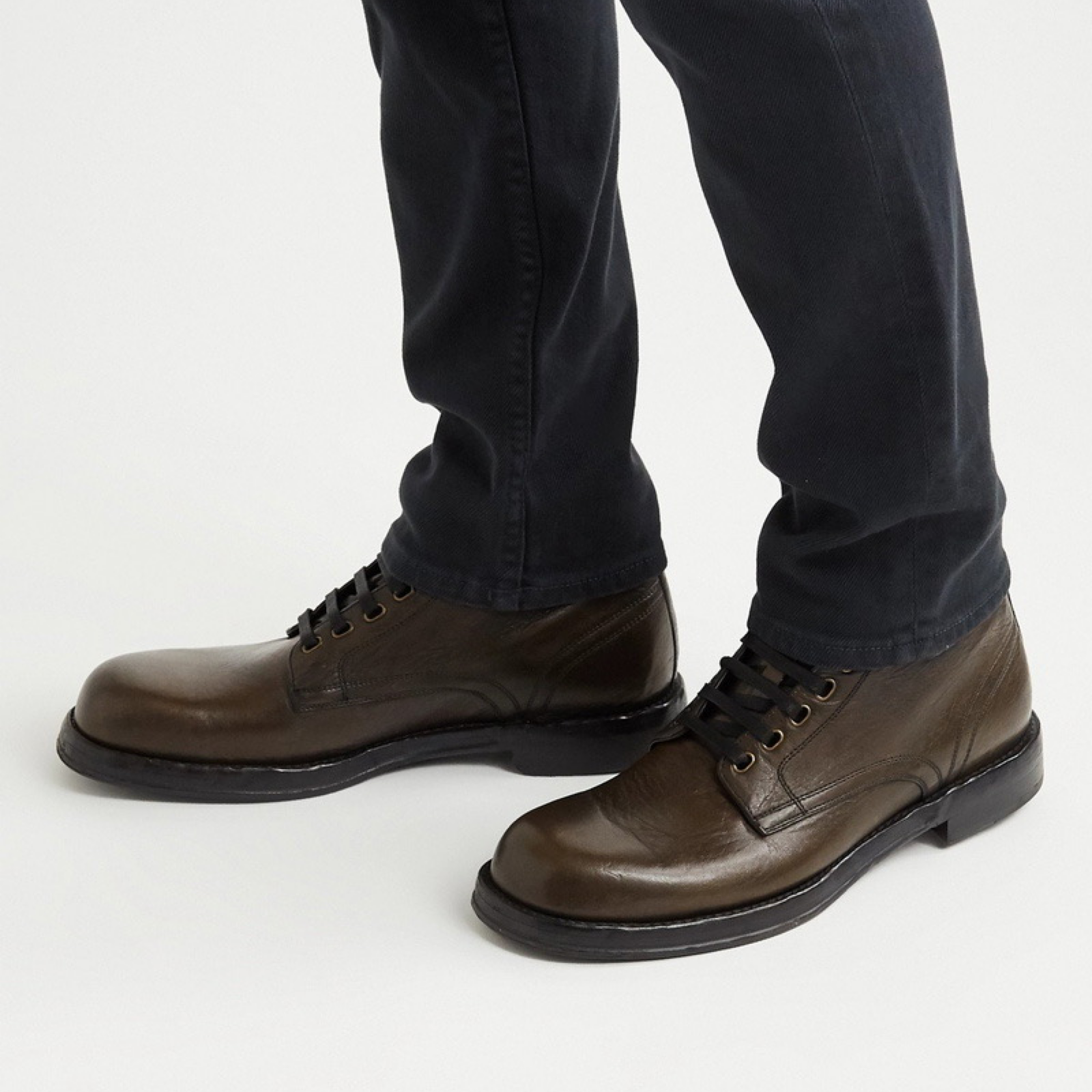 Dolce & Gabbana Men Ankle Boots Model View