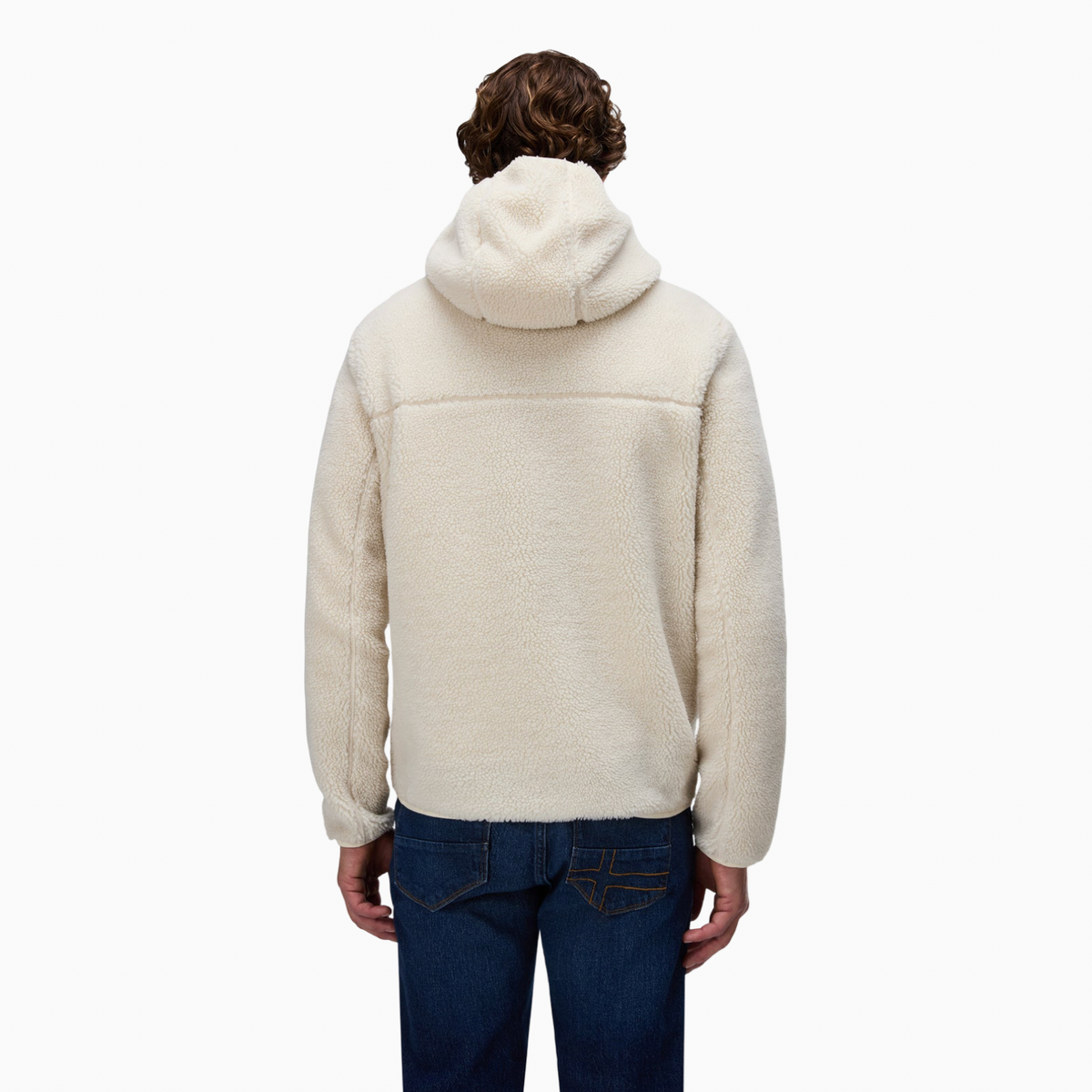Мъжко худо Napapijri Tynik Men Fleece Hoodie NP0A4IA8N1J Back View