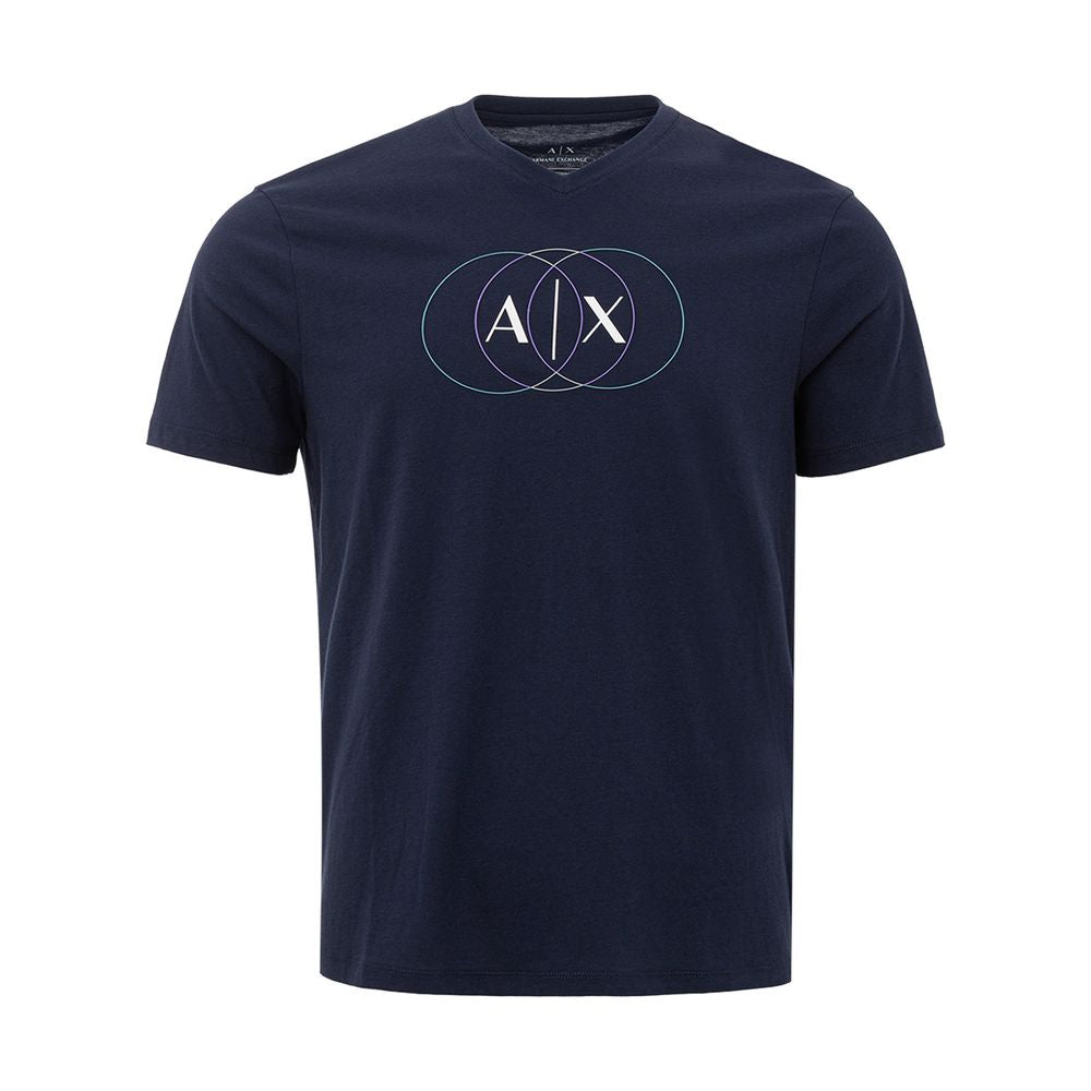 Мъжка тениска в тъмносиньо Men’s t-shirt Armani Exchange