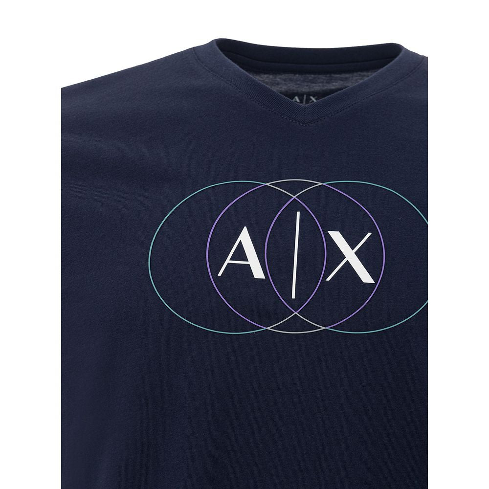 Мъжка тениска в тъмносиньо Men’s t-shirt Armani Exchange