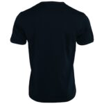 Тъмносиня памучна тениска с кръгло деколте и къси ръкави Dolce &amp; Gabbana