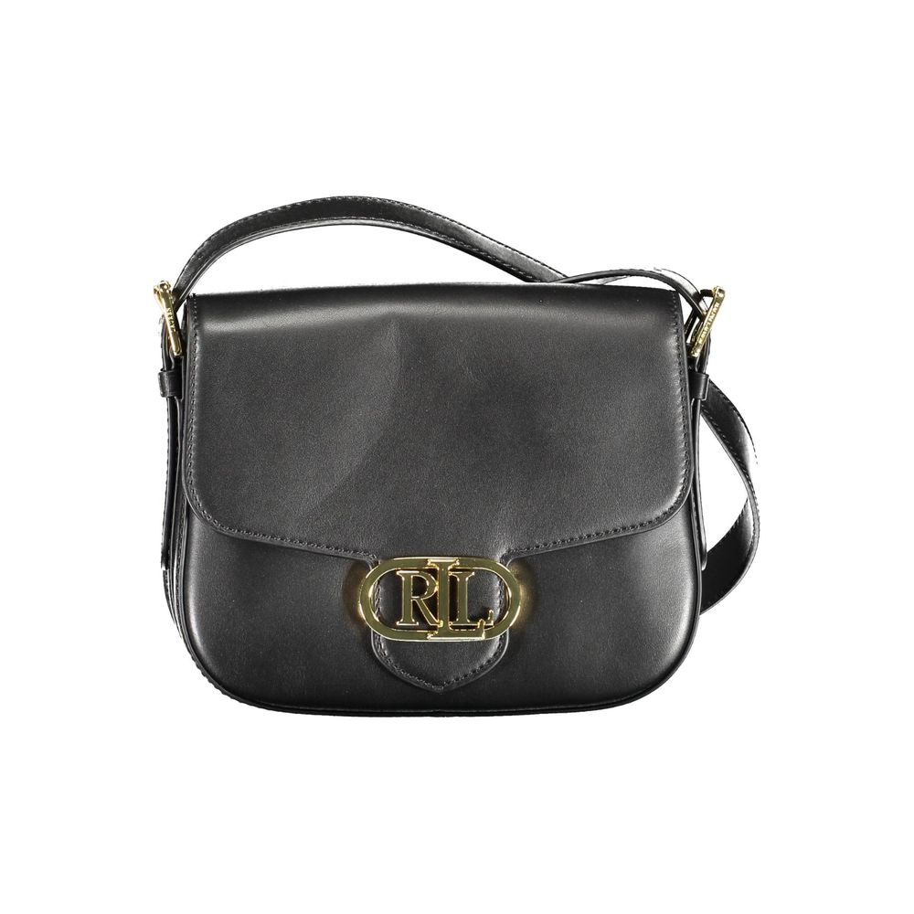 Ralph Lauren Black Leather Handbag