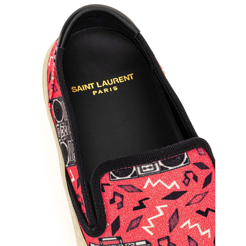 Saint Lauren Venice Pink Radio Print Foamers