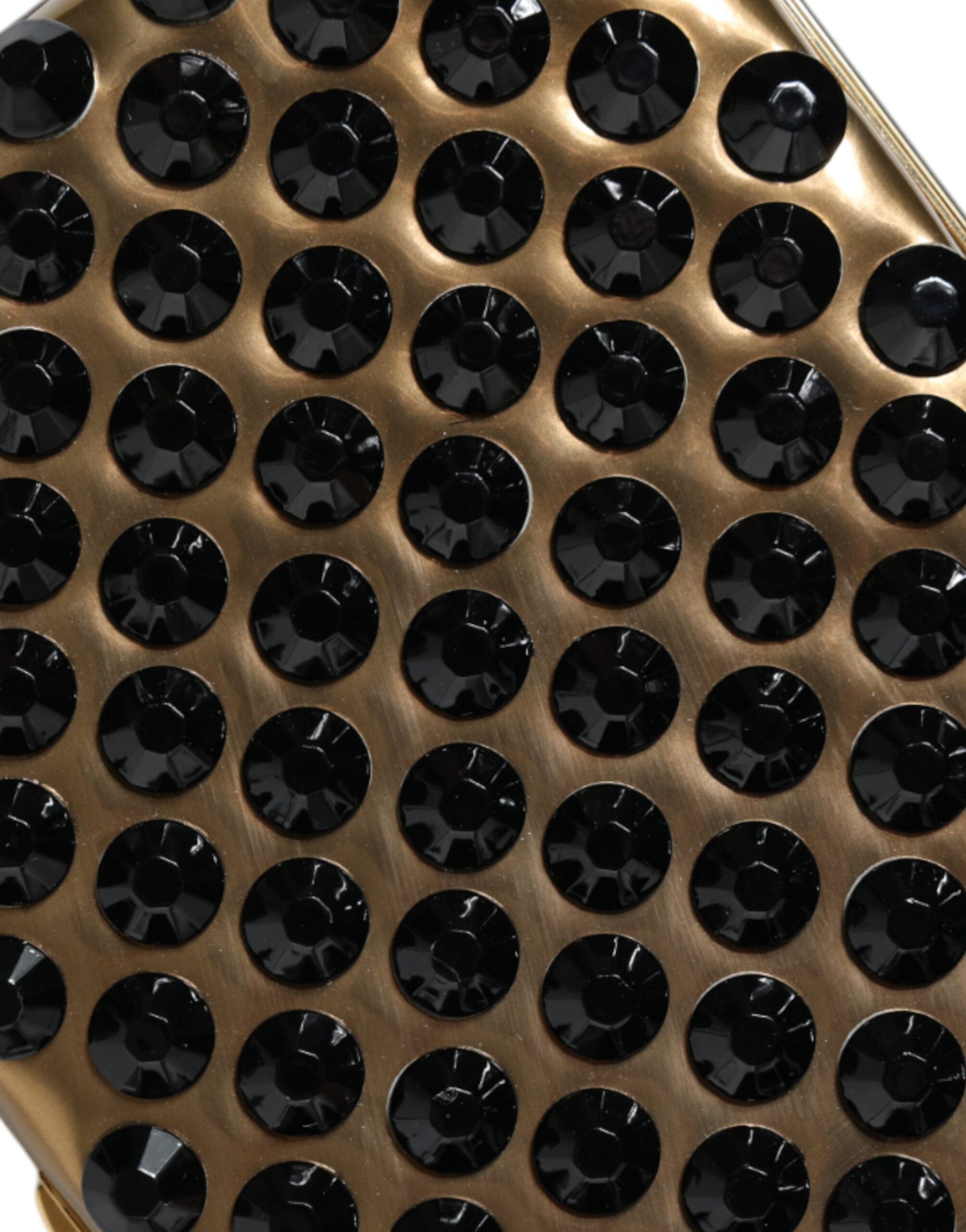 Dolce &amp; Gabbana Gold Crystal Bifold Clutch Вечерна дамска чанта за парти