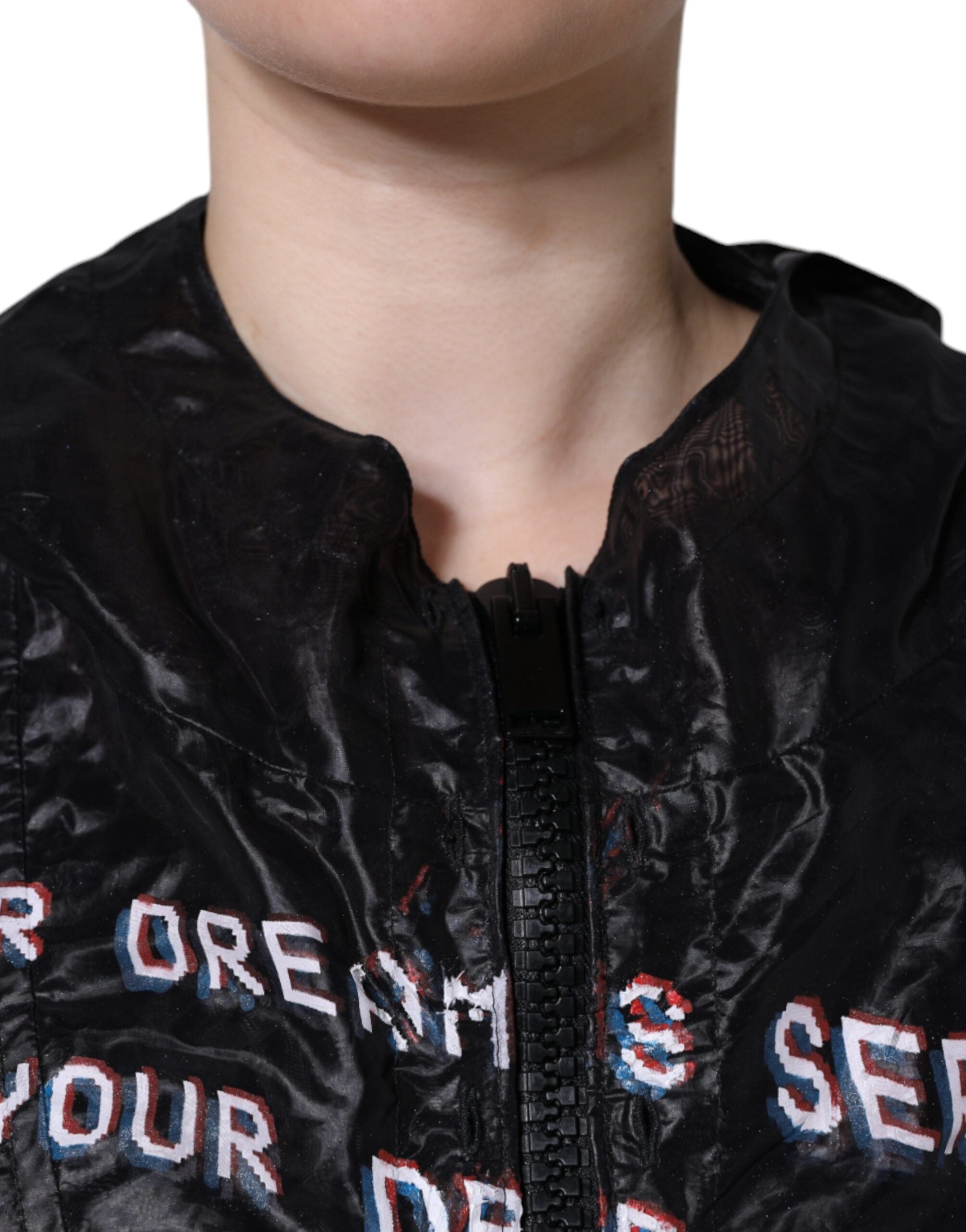 Многоцветен пуловер с качулка с принт Dolce &amp; Gabbana