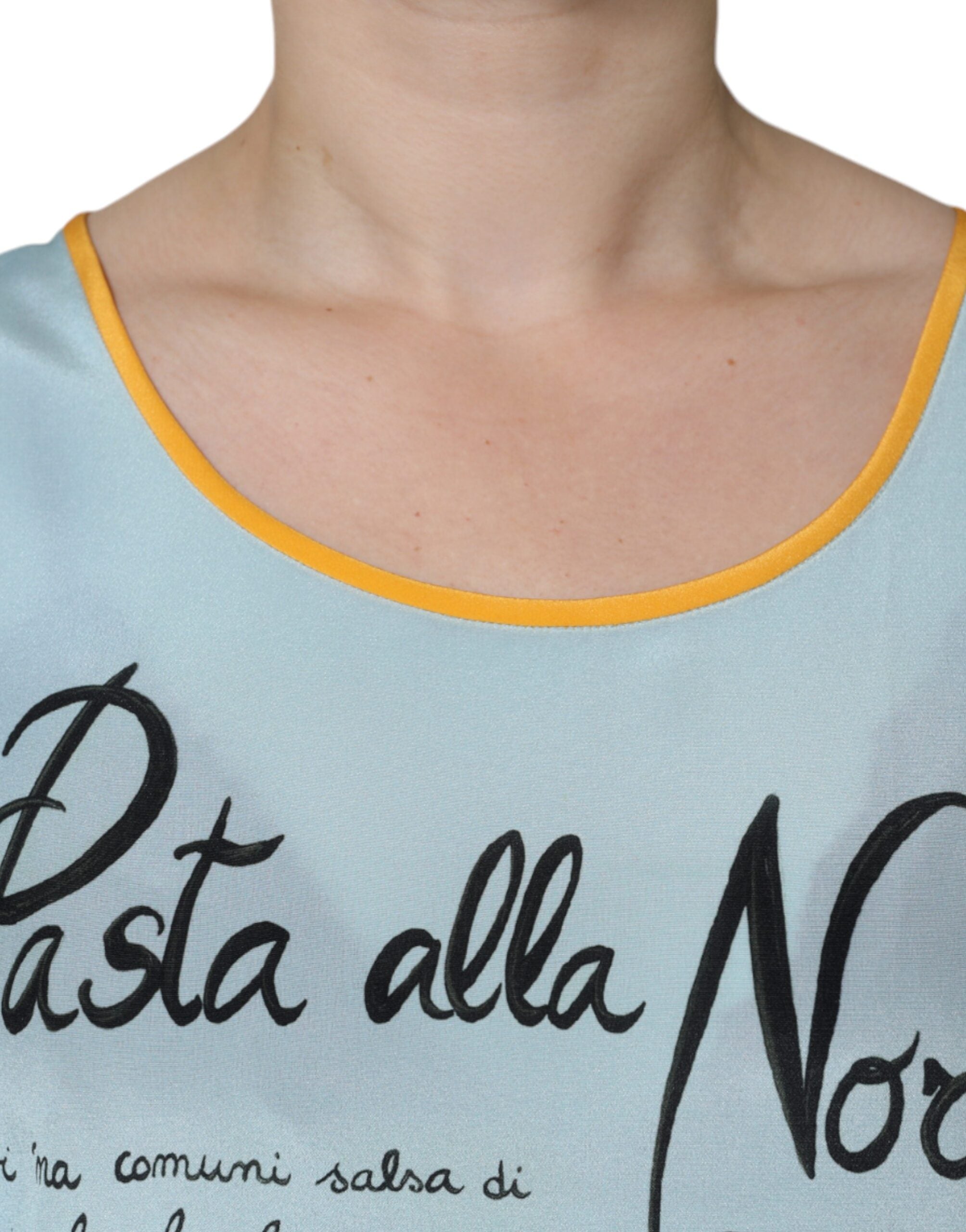 Dolce &amp; Gabbana Multicolor Pasta Alla Norma потник с принт