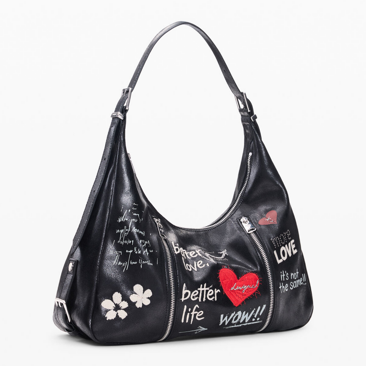 Дамска чанта Desigual Women Shoulder Bag 26WAXPA3 2000 Side View