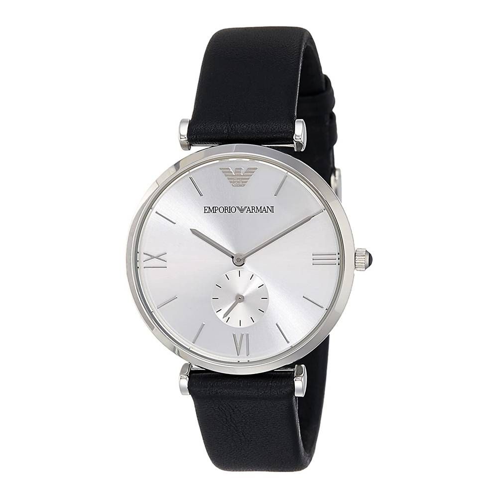 Emporio Armani Blue Leather Watch