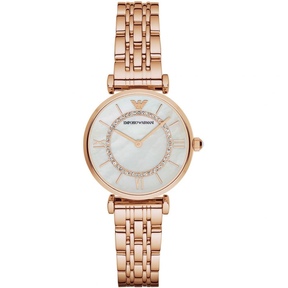 Emporio Armani Rose Gold Steel Watch