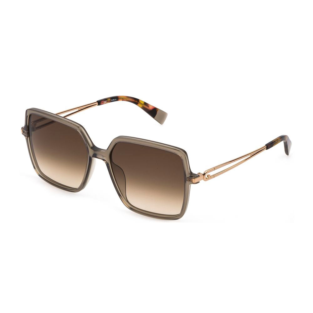 Furla Brown Acetate Sunglasses