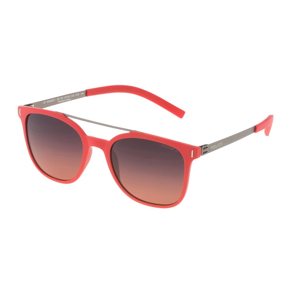 Police Red Injected Sunglasses