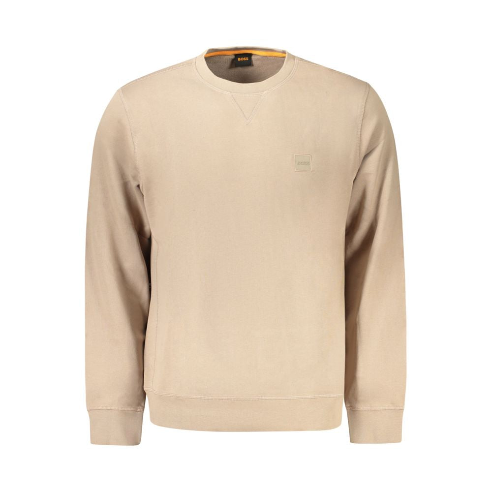 Hugo Boss Brown Cotton Sweater