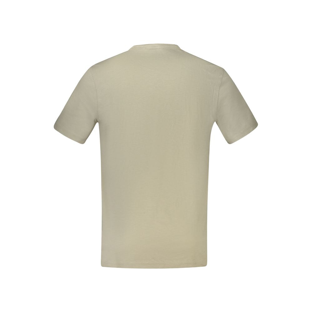 Hugo Boss Beige Cotton T-Shirt