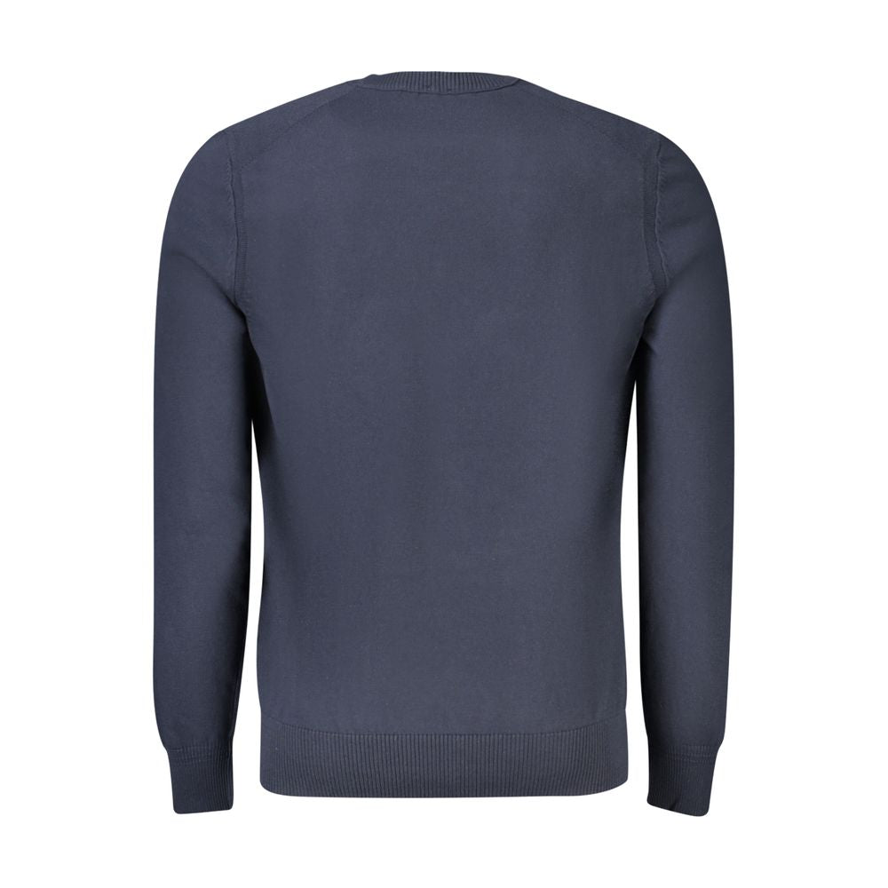 Hugo Boss Blue Cotton Sweater