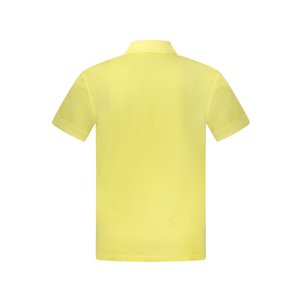 Hugo Boss Yellow Cotton Polo Shirt