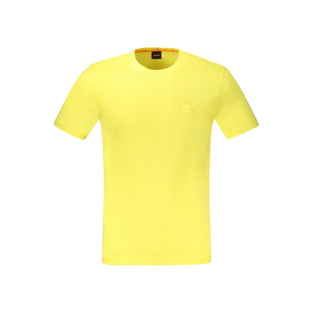 Hugo Boss Yellow Cotton T-Shirt