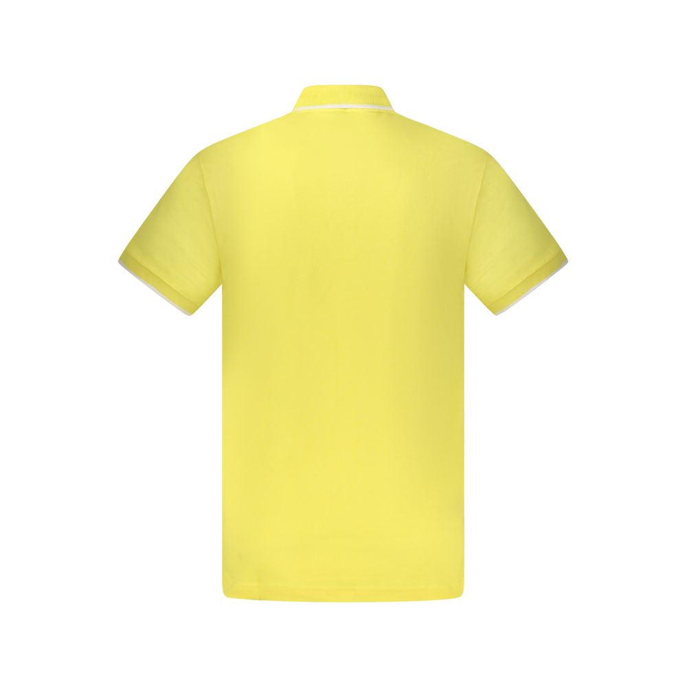 Hugo Boss Yellow Cotton Polo Shirt