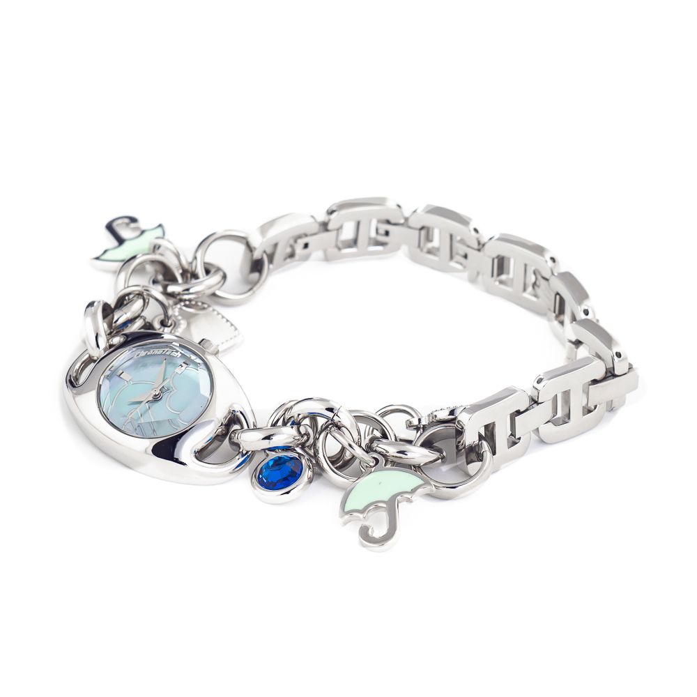 Часовник от сребърна стомана Chronotech