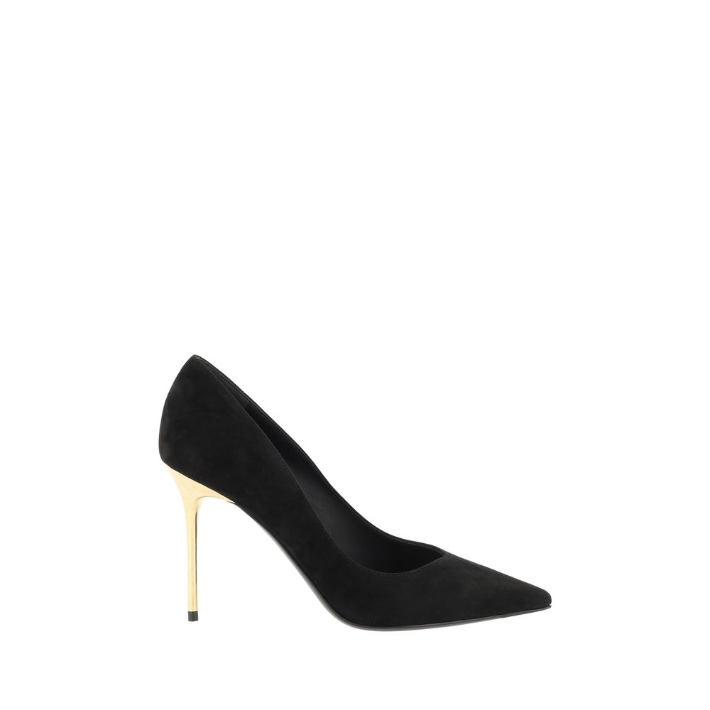 Balmain Gold heeled Pump