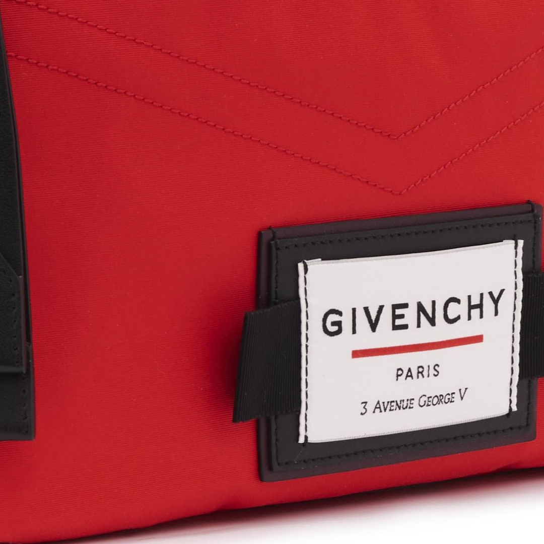 Мъжка червена чанта Givenchy Chic Red and Black Downtown Crossbody Bag