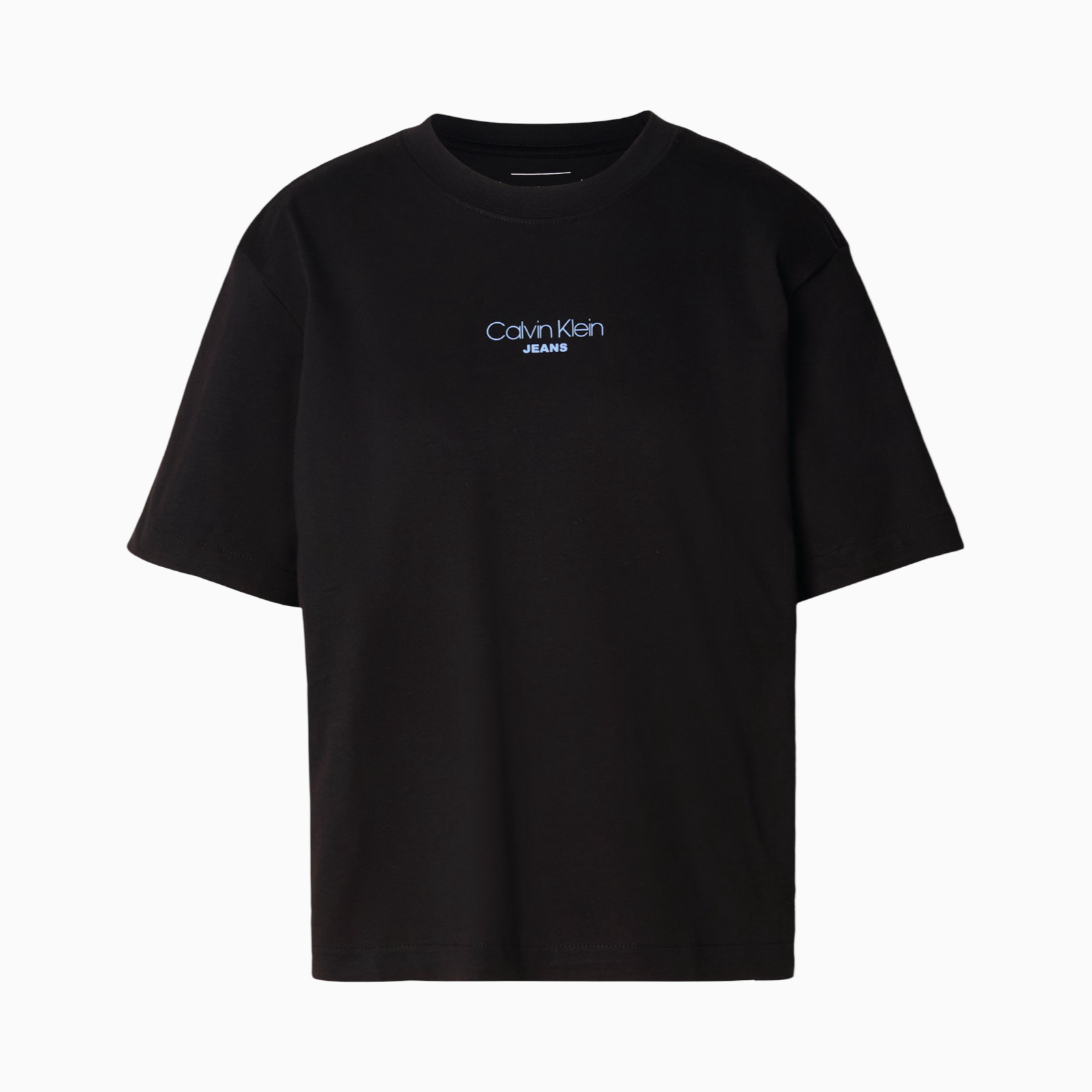 Дамска черна тениска Calvin Klein Jeans Women T-shirt LV047C858G Front View
