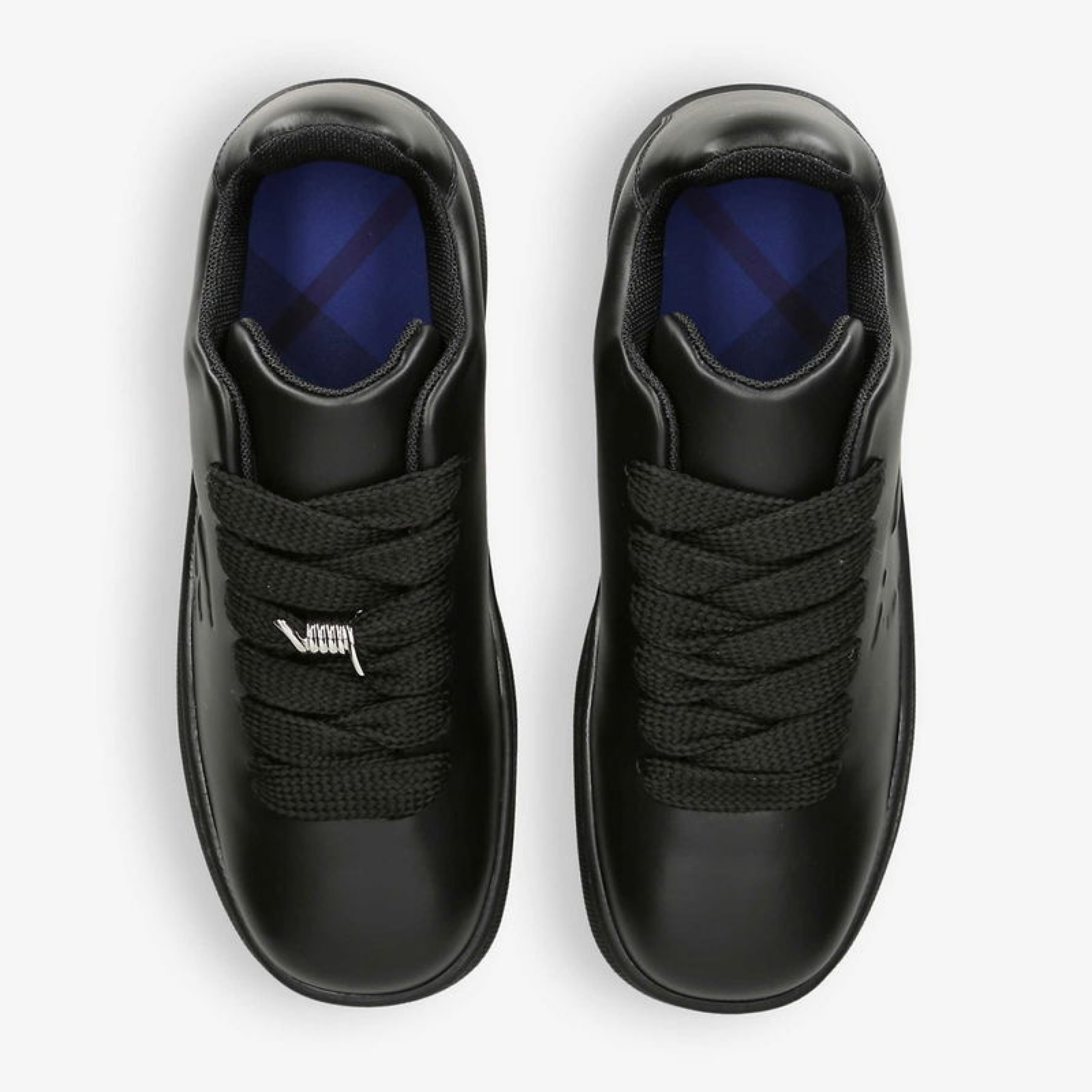 Burberry Box Leather Men Sneakers Top View