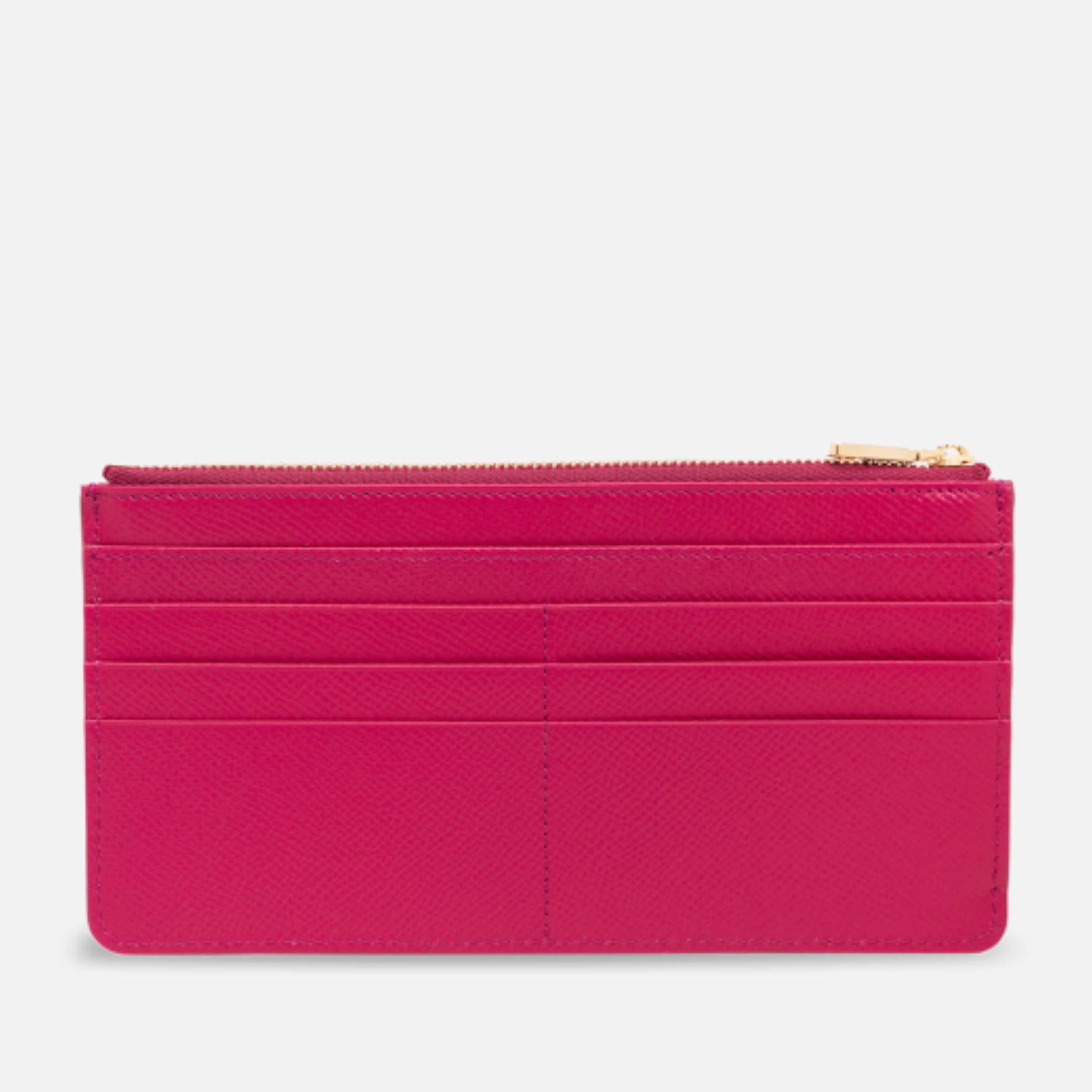 Дамско луксозно клъч портмоне в цвят фуксия Dolce & Gabbana Women’s Fuchsia Leather Clutch Wallet SKU: BI1265 A1001 8I484