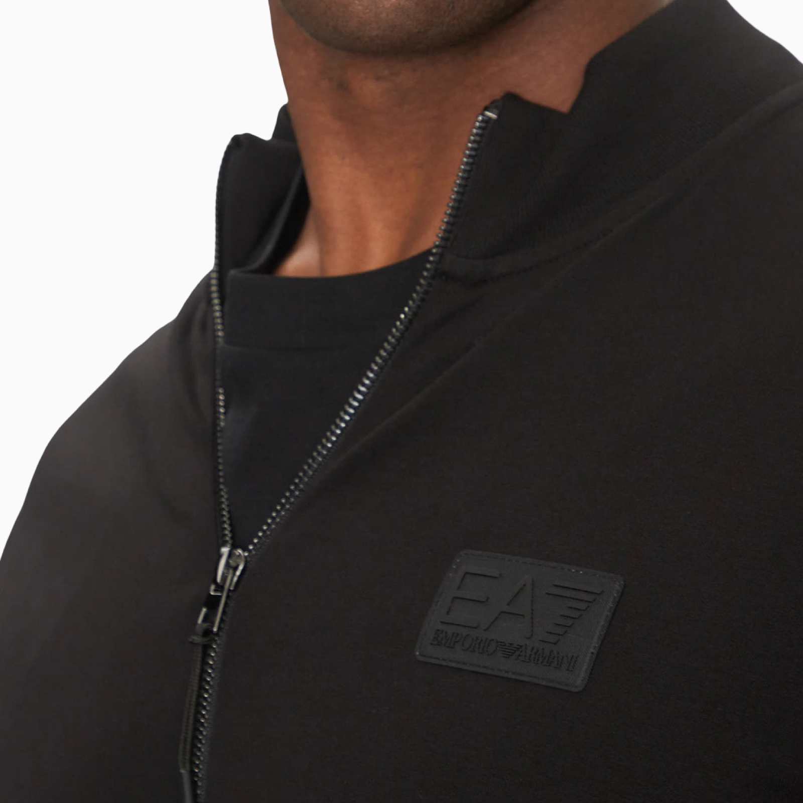 Мъжко горнище суичър Men’s sweatshirt EA7 Emporio Armani 7M000093 AF12116 UC001 Black Close-Up